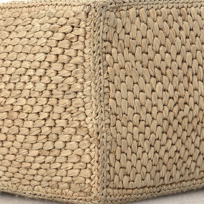 Loewe X PAULA'S IBIZA Raffia Font Tote Natural Tan 8 of 12