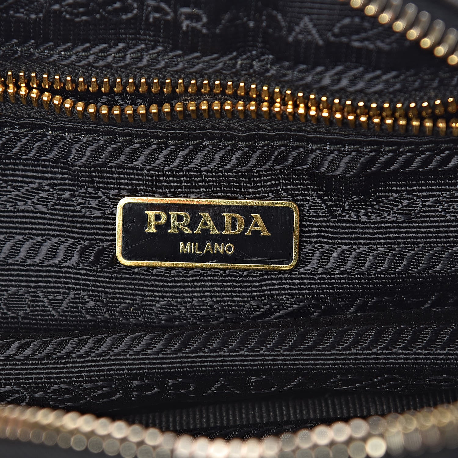 Prada Tessuto Nylon Wristlet Nero Black 6 of 7