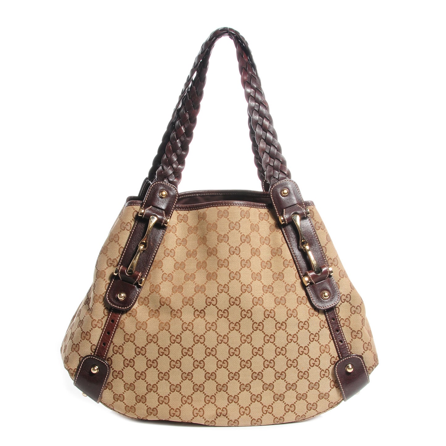 Monogram Medium Pelham Shoulder Bag Brown