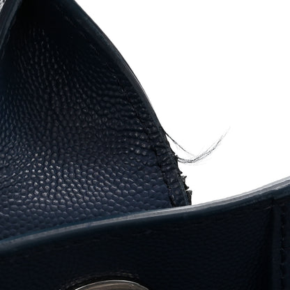 Chanel Caviar Large Studded Deauville Tote Navy 12 of 12