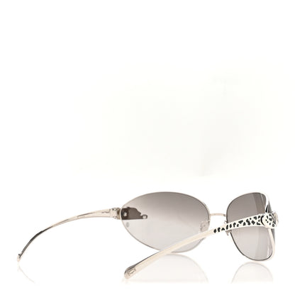 Cartier Panthere De Cartier Sunglasses Silver Black 4 of 7