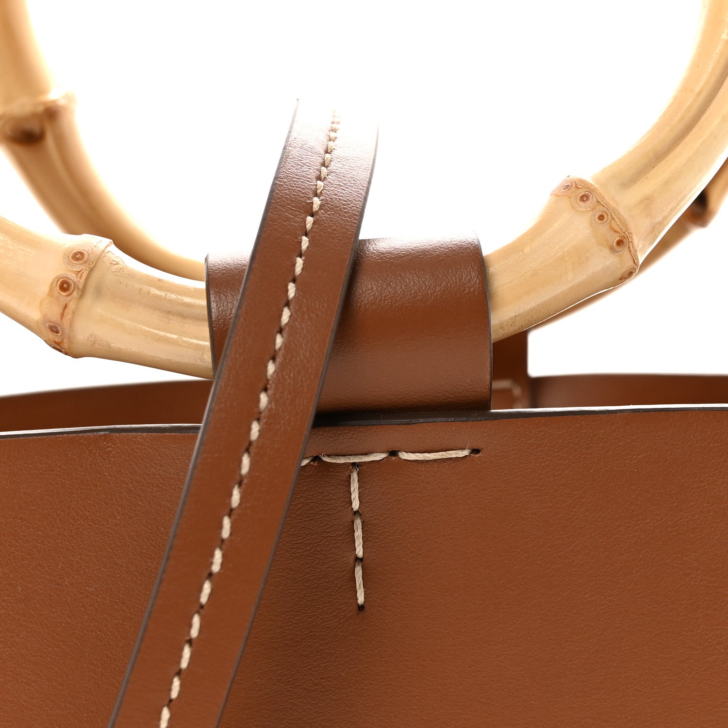Miu Miu Nappa City Sport Bucket Bag Cognac 8 of 10
