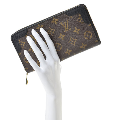 Louis Vuitton Monogram Zippy Retiro Wallet Black 2 of 7