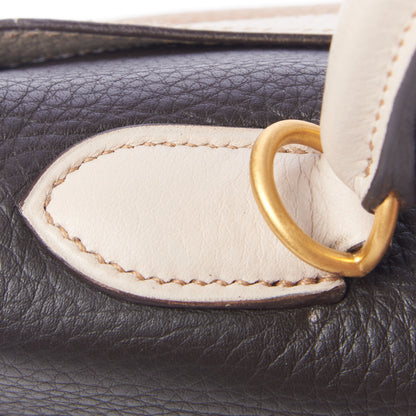 Hermes Taurillon Clemence Tri-Color Kelly Retourne 35 Tabac Camel Ebene Parchemin 14 of 35