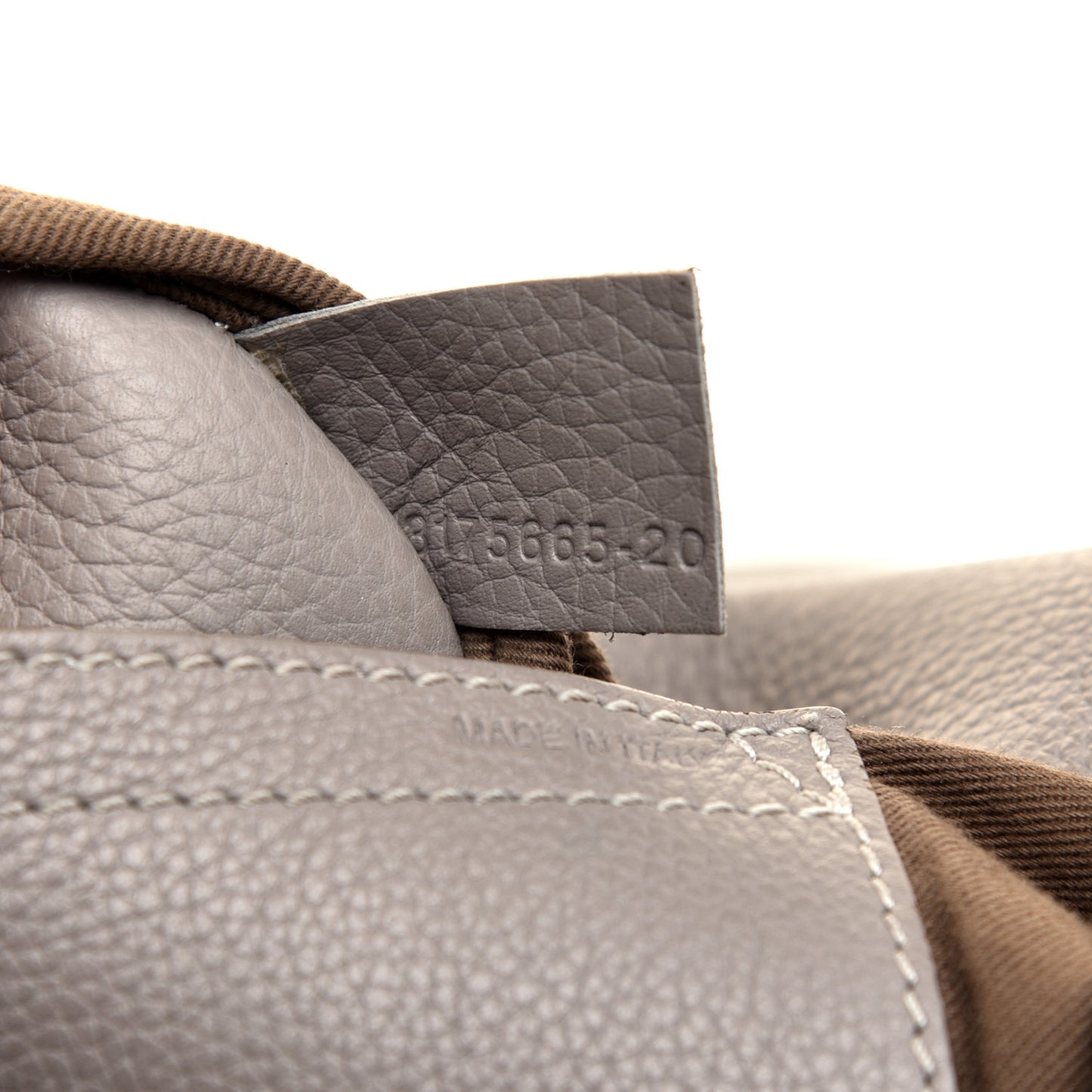 Calfskin Medium Marcie Round Crossbody Bag Cashmere Grey