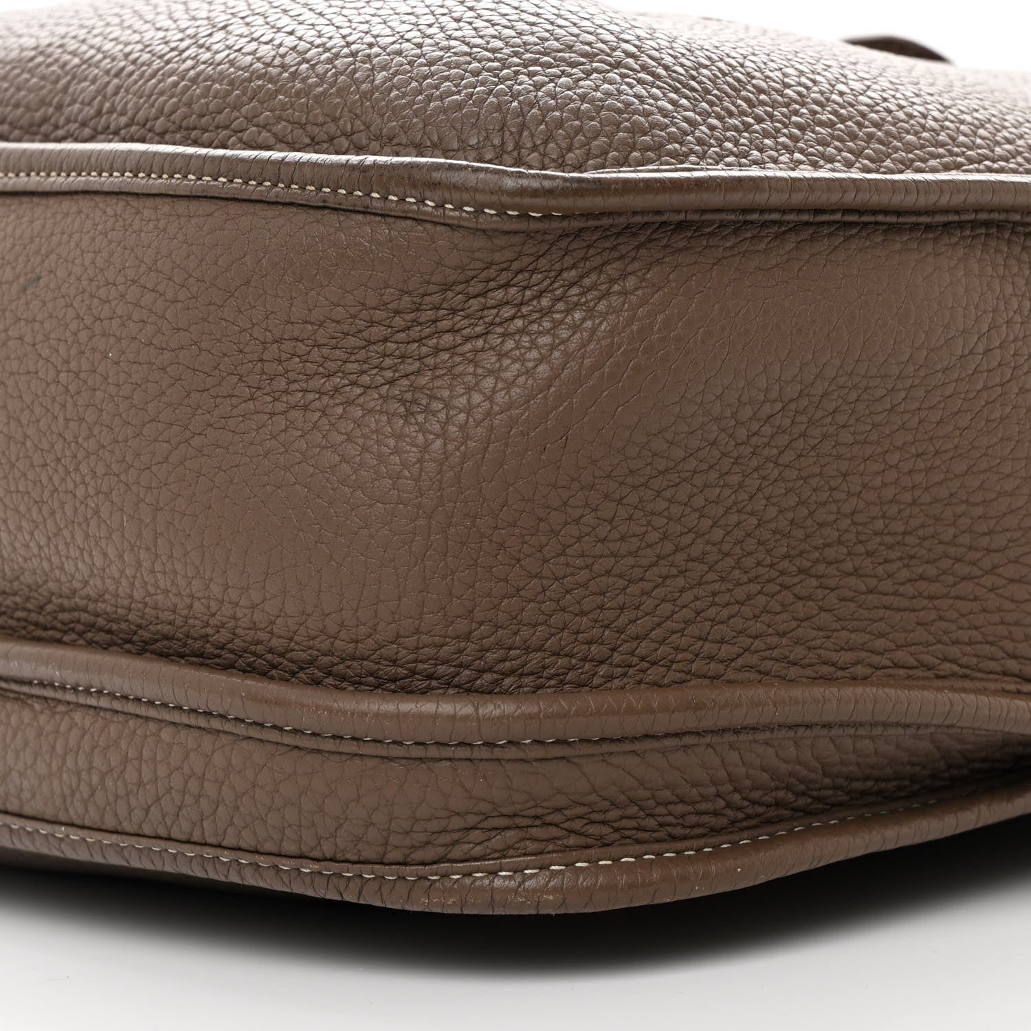 Hermes Taurillon Clemence Evelyne III GM Etoupe 10 of 12