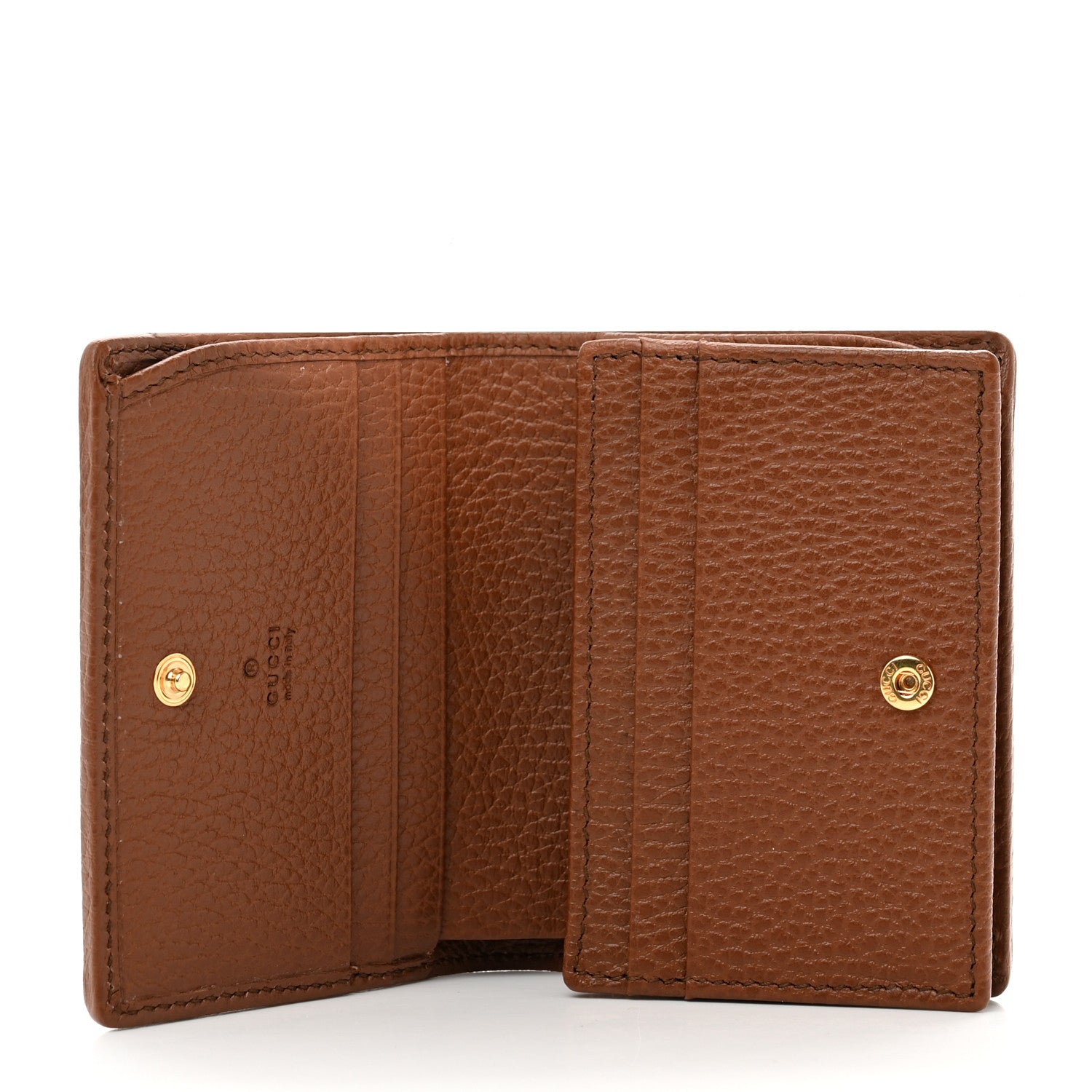 Gucci New Denim GG Monogram Dollar Calfskin Horsebit 1955 Card Case Wallet Blue Tea Cuir Epilog 5 of 7