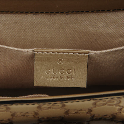 Gucci Guccissima Medium Emily Chain Shoulder Bag Gold 5 of 7