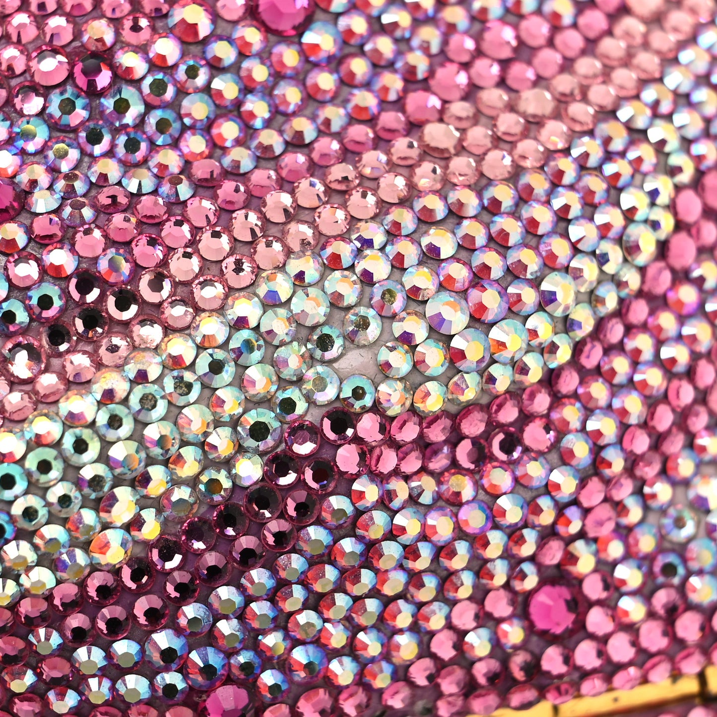 Crystal Cupcake Minaudiere Clutch Gold Multicolor