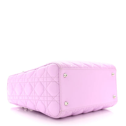 Christian Dior Lambskin Cannage Medium Lady Dior Purple 4 of 10