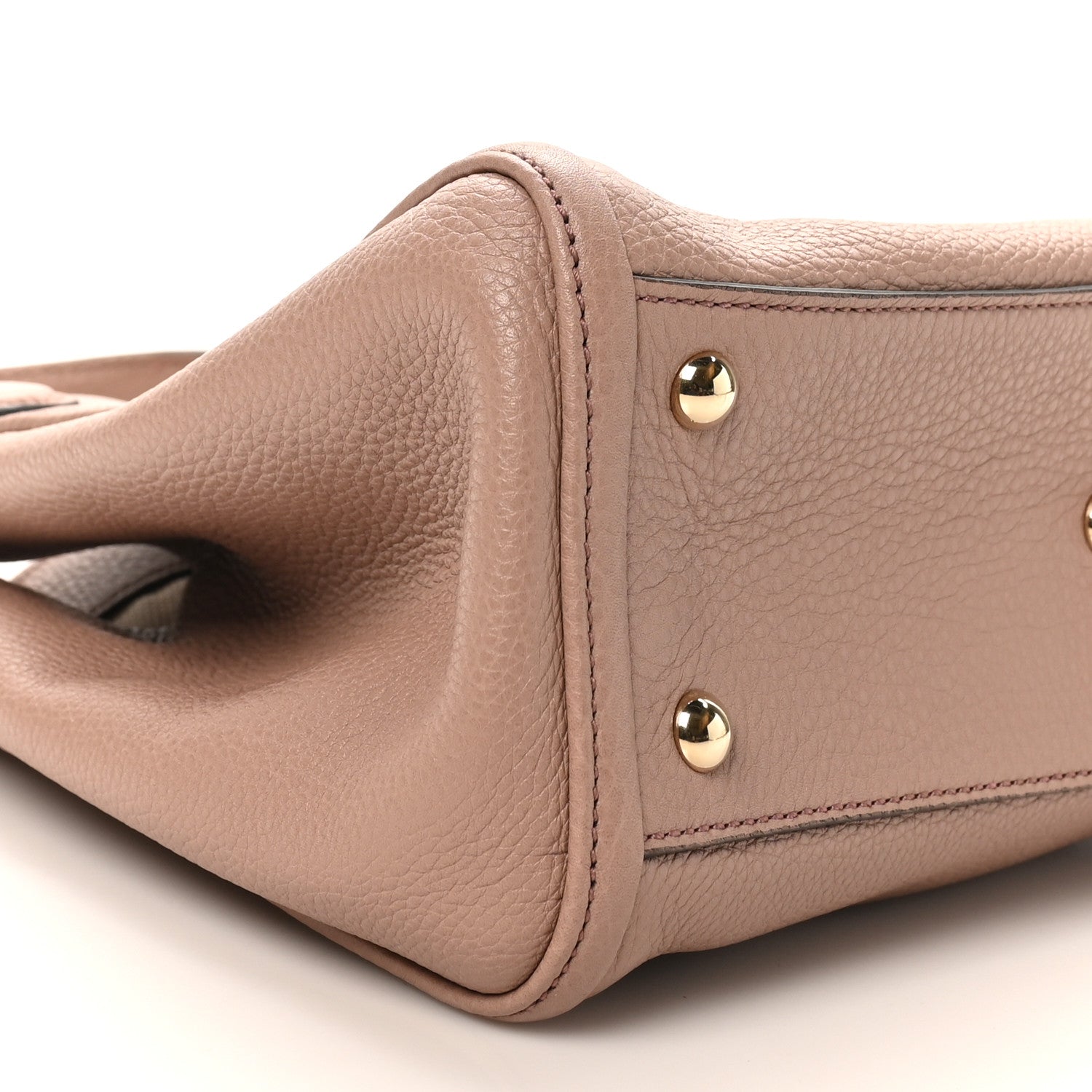 Gucci Pebbled Calfskin Small Soho Shoulder Bag Light Pink 9 of 10