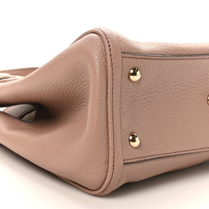 Gucci Pebbled Calfskin Small Soho Shoulder Bag Light Pink 9 of 10