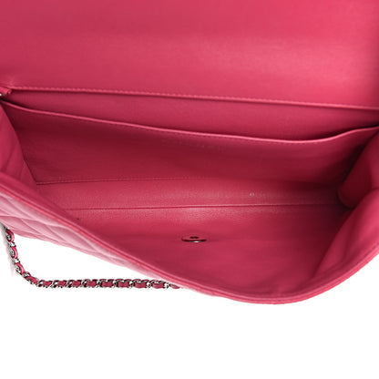 Chanel Lambskin Quilted Clutch With Chain Flap Pink 5 of 18