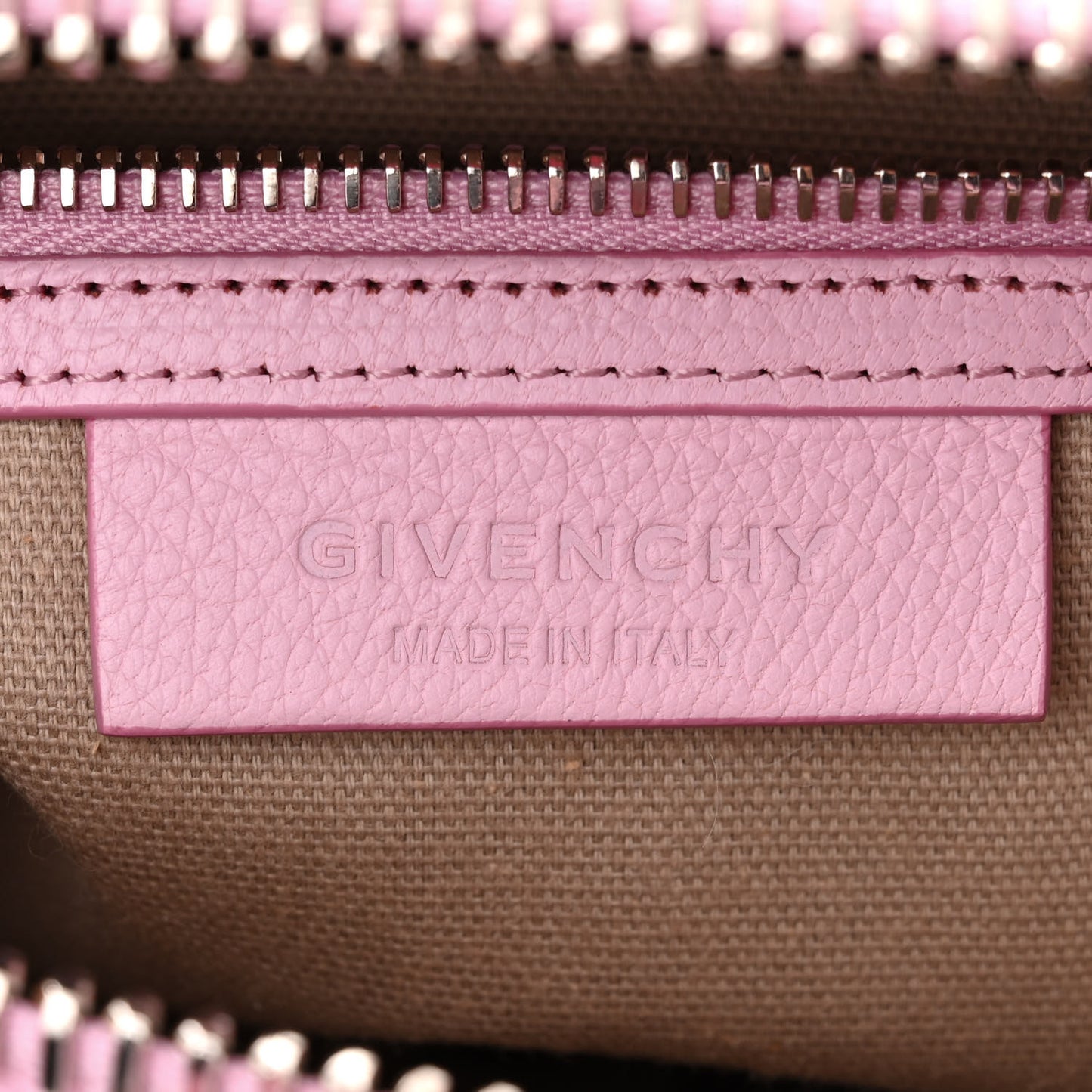 Sugar Goatskin Mini Antigona Bright Pink