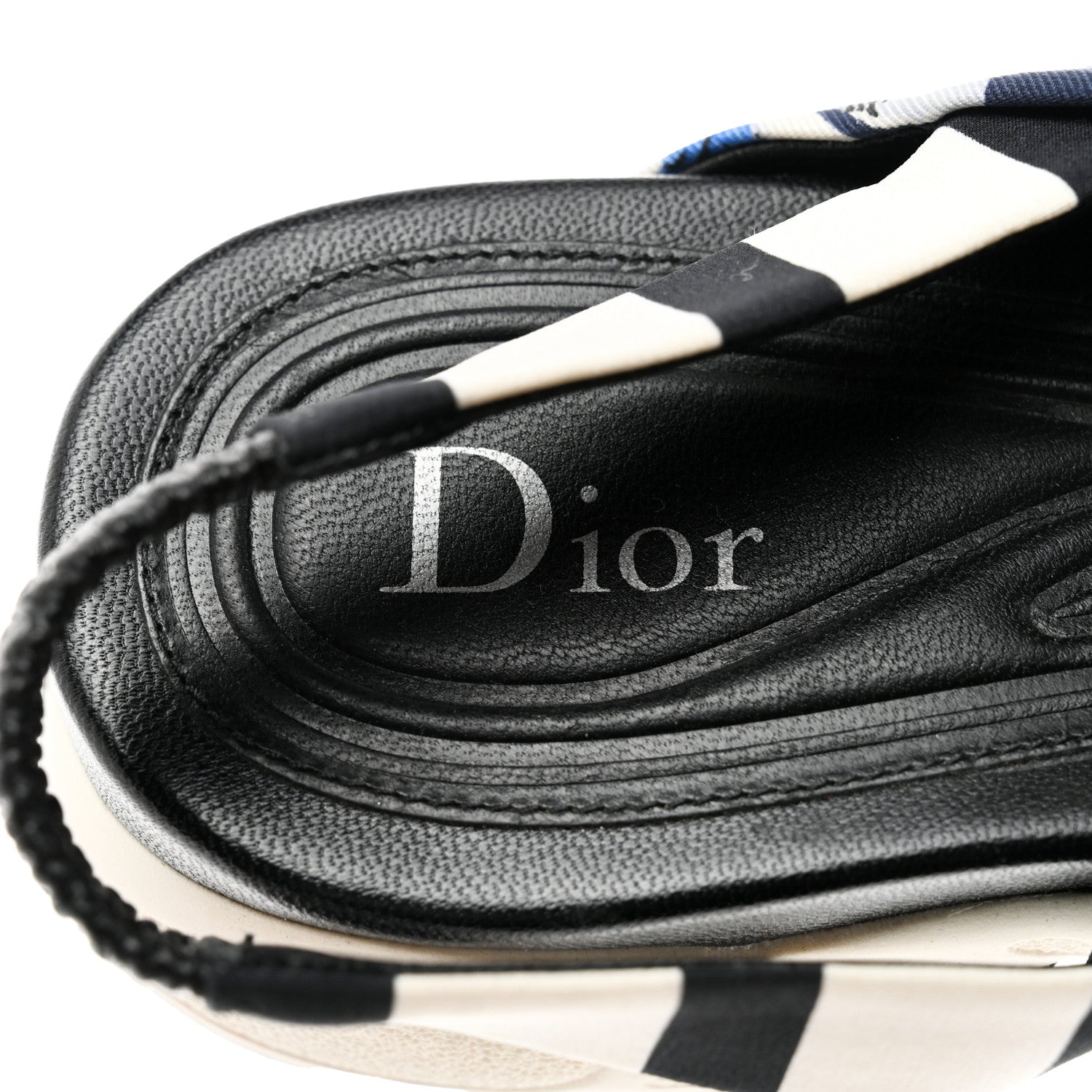 Christian Dior Canvas Sequin Dior Pulse Sandals 38 Multicolor 7 of 9