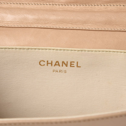 Chanel Lambskin Quilted Mini Flap Beige 6 of 15