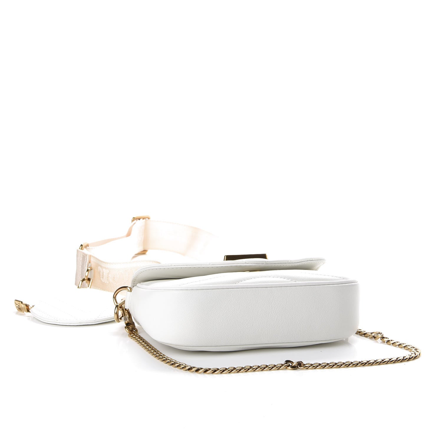 Louis Vuitton Calfskin New Wave Multi Pochette Snow 3 of 11