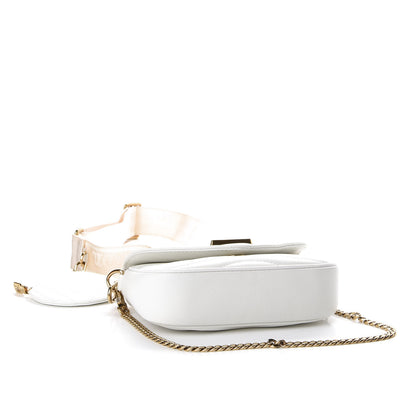 Louis Vuitton Calfskin New Wave Multi Pochette Snow 3 of 11