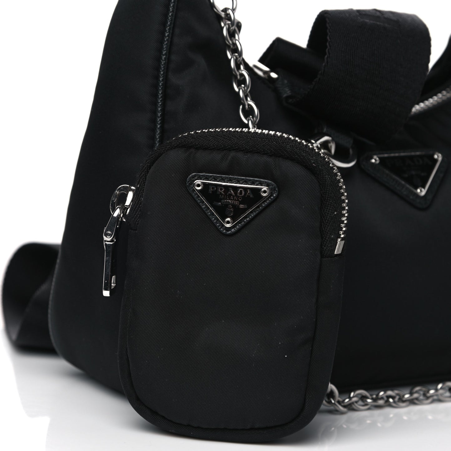 Nylon Re-Edition 2005 Shoulder Bag Black