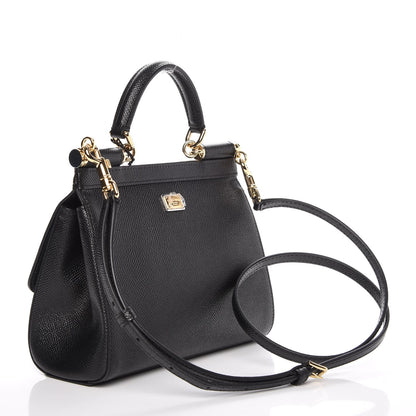 Dolce & Gabbana Dauphine Love Small Miss Sicily Satchel Black 3 of 6