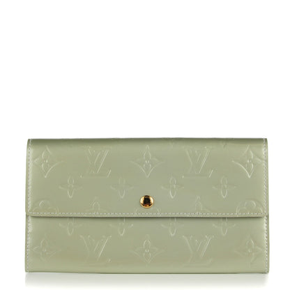 Louis Vuitton Vernis Pochette Porte-Monnaie Credit Wallet Silver 1 of 8