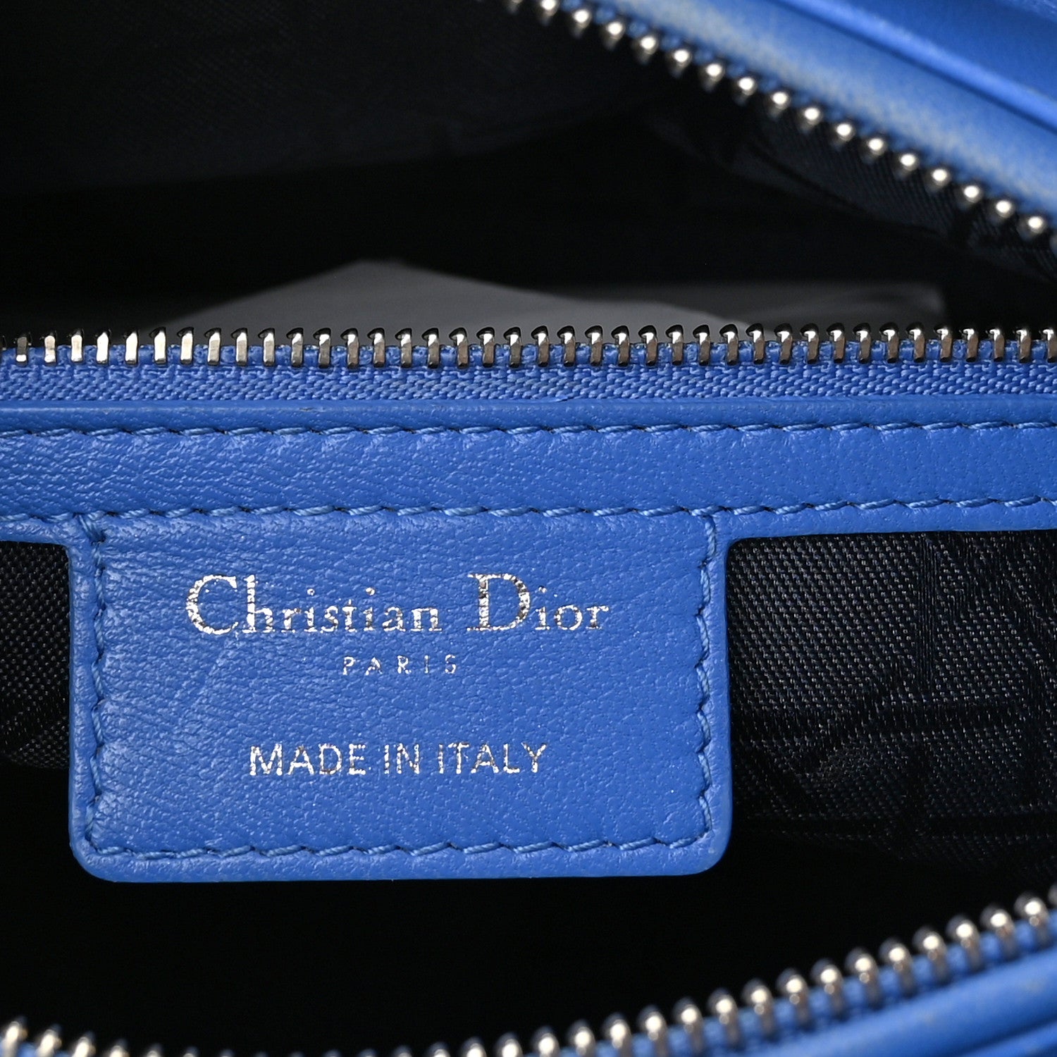 Christian Dior Lambskin Cannage Medium Lady Dior Blue Pastel 5 of 10