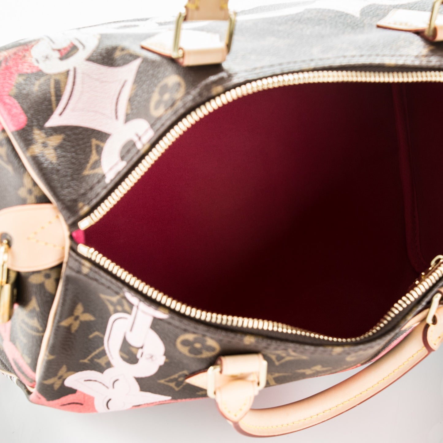 Monogram Bay Speedy 30 Rose Ballerine Poppy