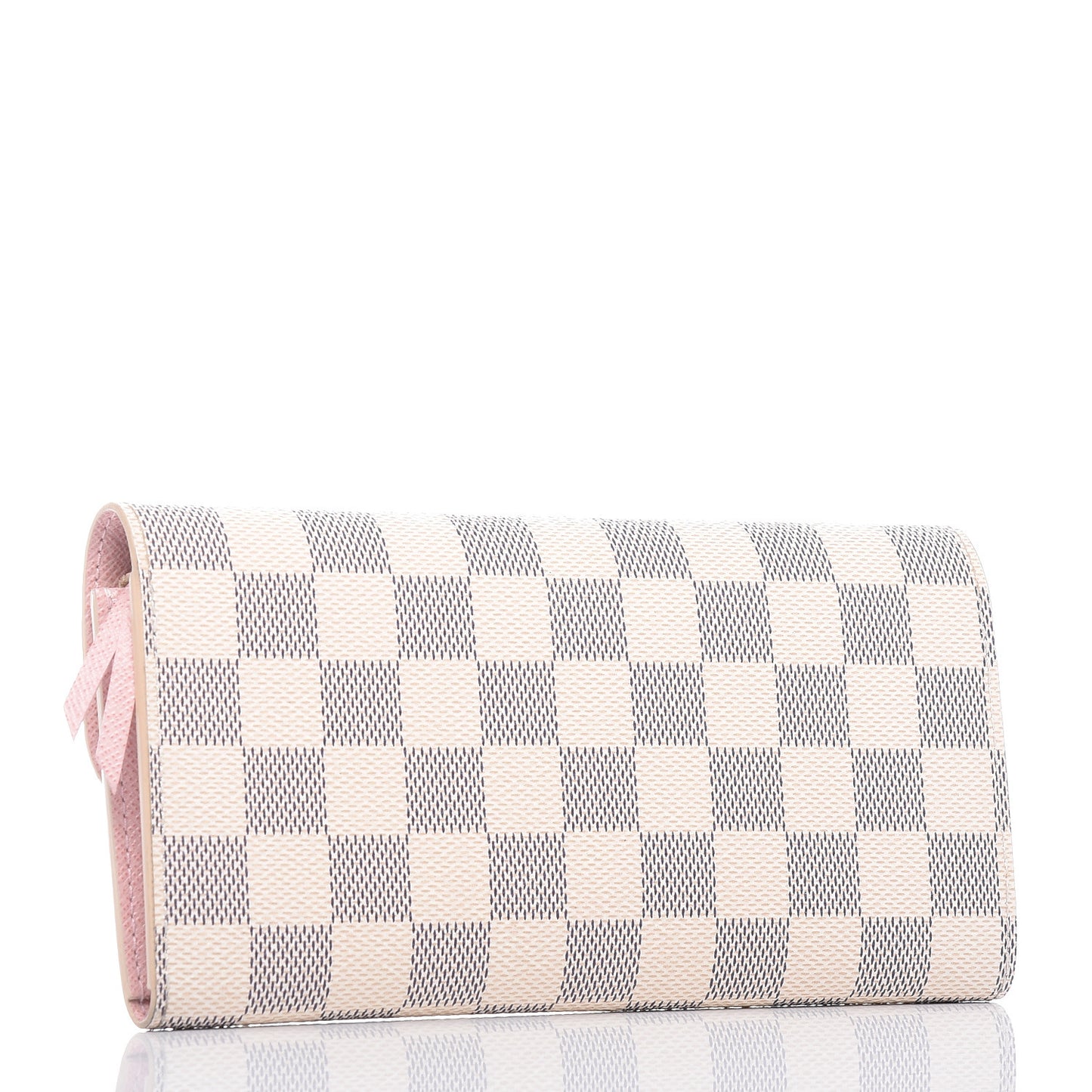 Damier Azur Emilie Wallet Rose Ballerine