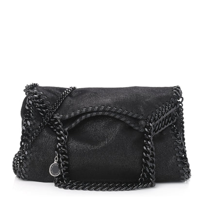 Stella McCartney Shaggy Deer Falabella Fold Over Tote Black 1 of 8