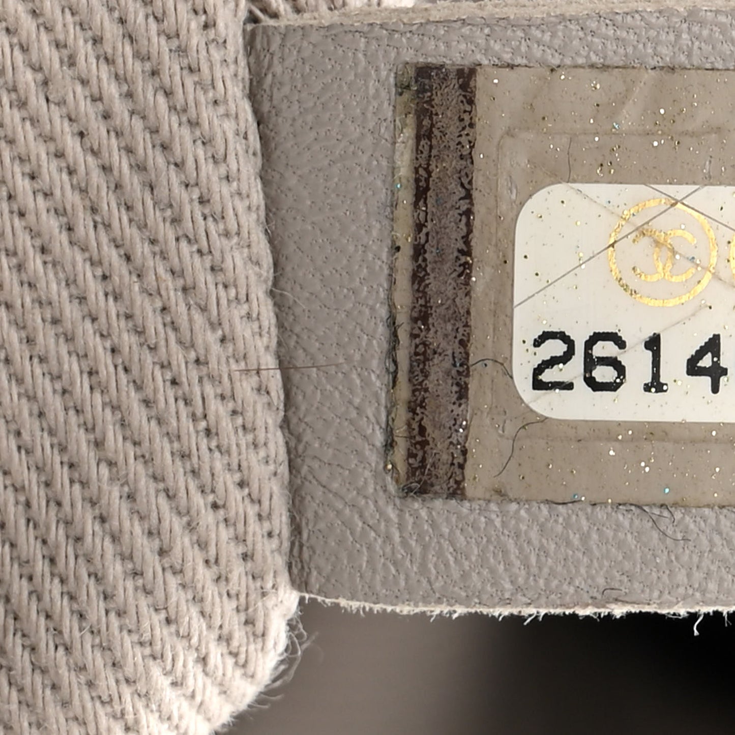 Striped Canvas Medium Deauville Tote Black