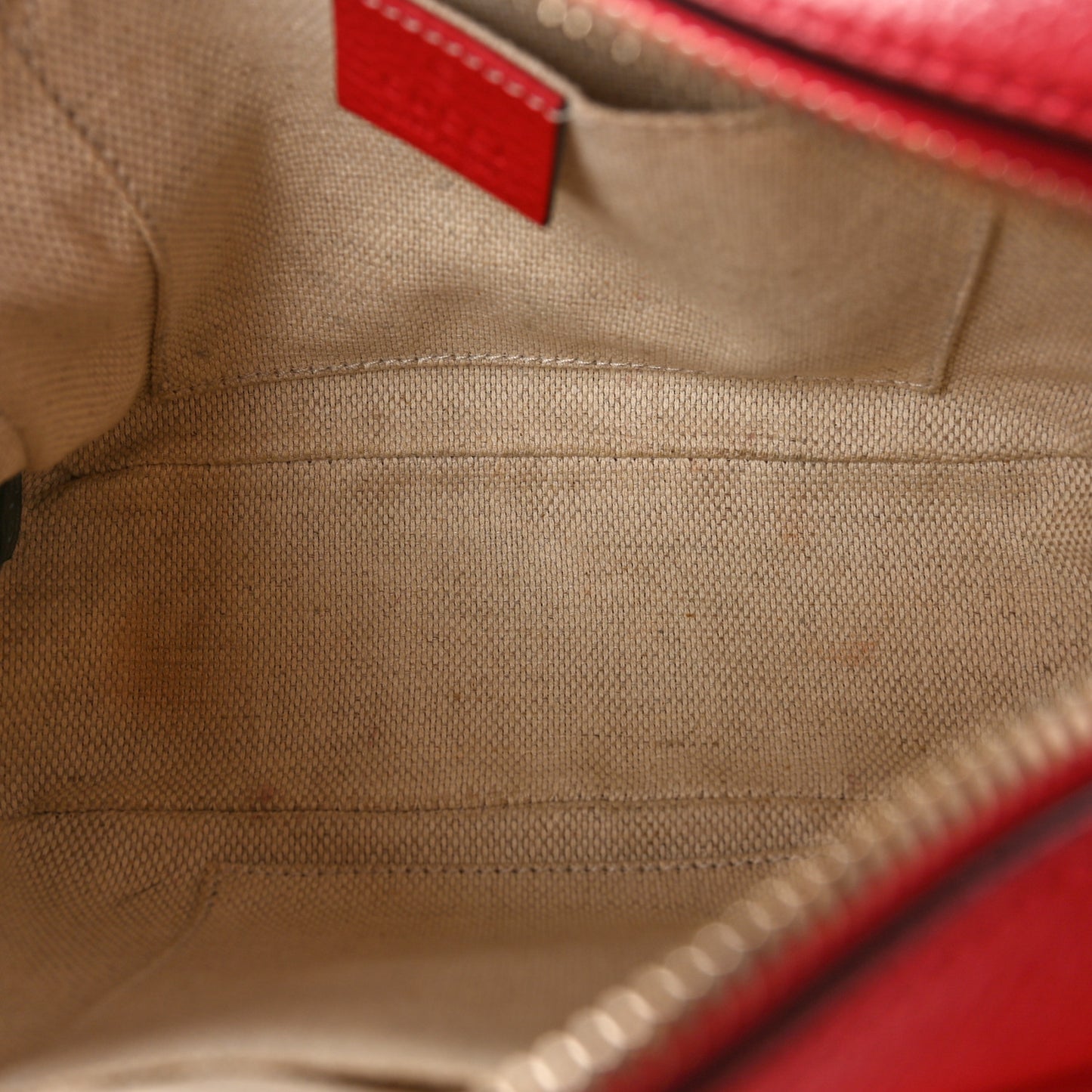 Pebbled Calfskin Small Soho Disco Bag Tabasco Red