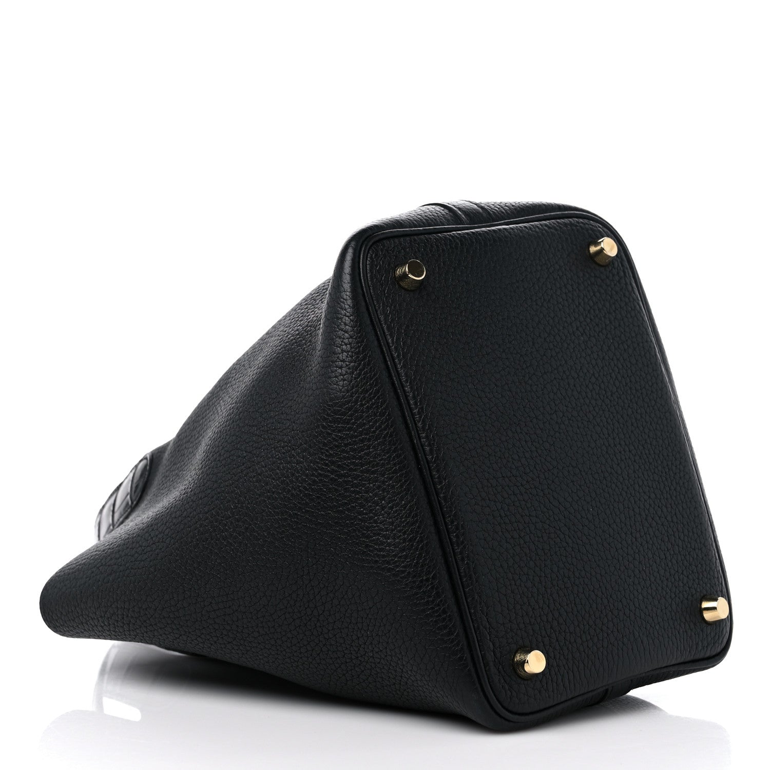 Hermes Taurillon Clemence Matte Alligator Picotin Lock Touch 18 PM Black 4 of 9