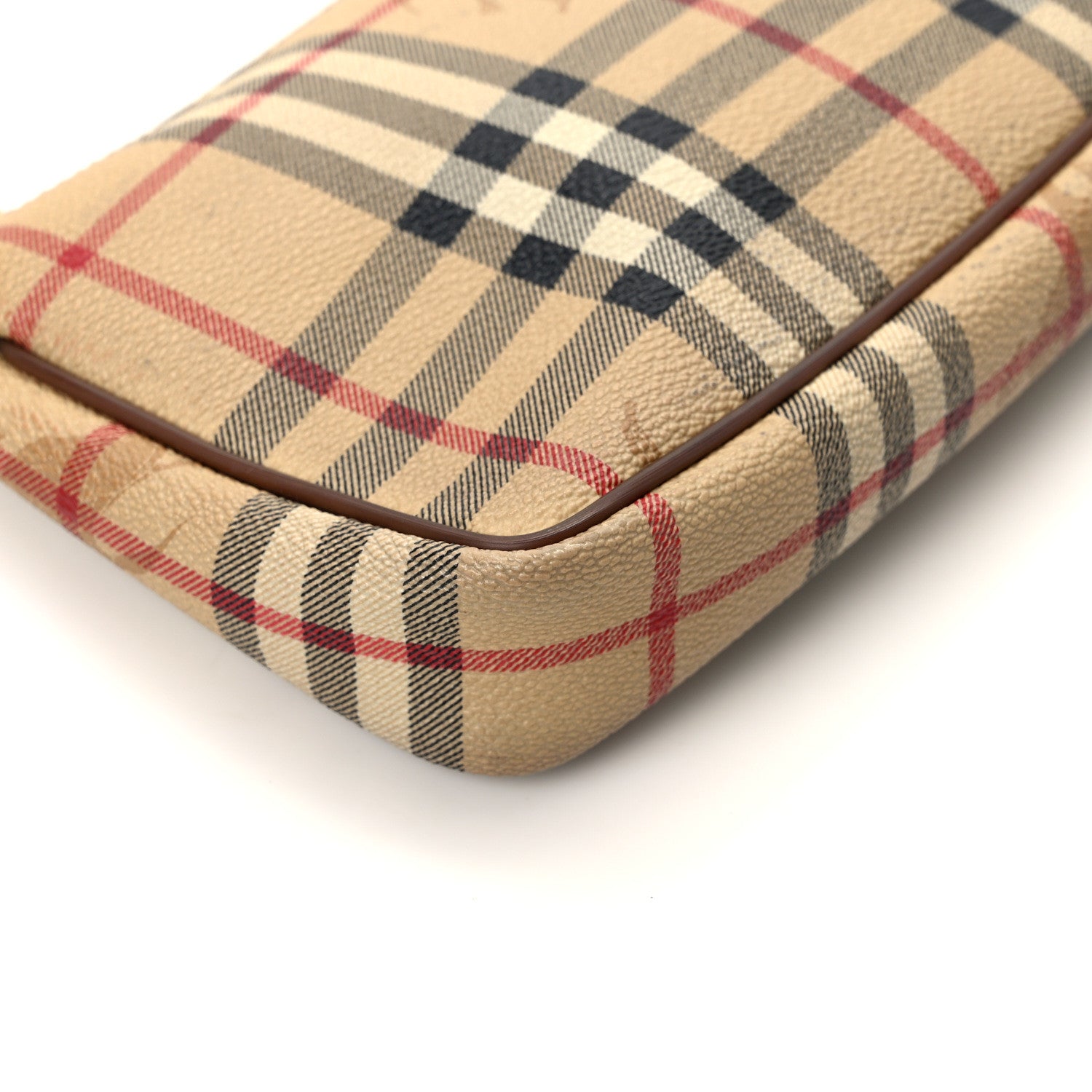 Burberry Haymarket Check Pochette Chocolate 11 of 13