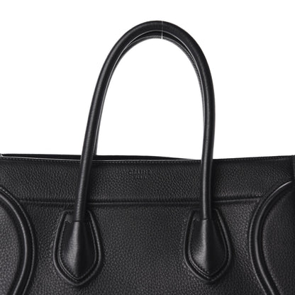 Celine Grained Calfskin Medium Phantom Luggage Black 8 of 8