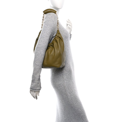 Loewe Mellow Nappa Small Squeeze Bag Olive 2 of 9
