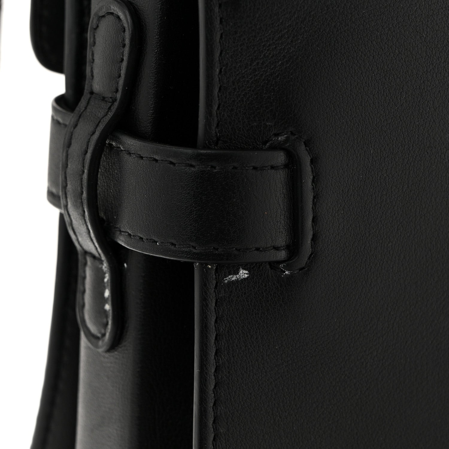 Delvaux Calfskin MM Tempete Satchel Black 12 of 13