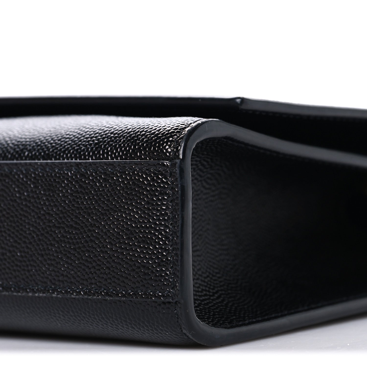 Saint Laurent Grain De Poudre Medium Classic Monogram Kate Satchel Black 9 of 9