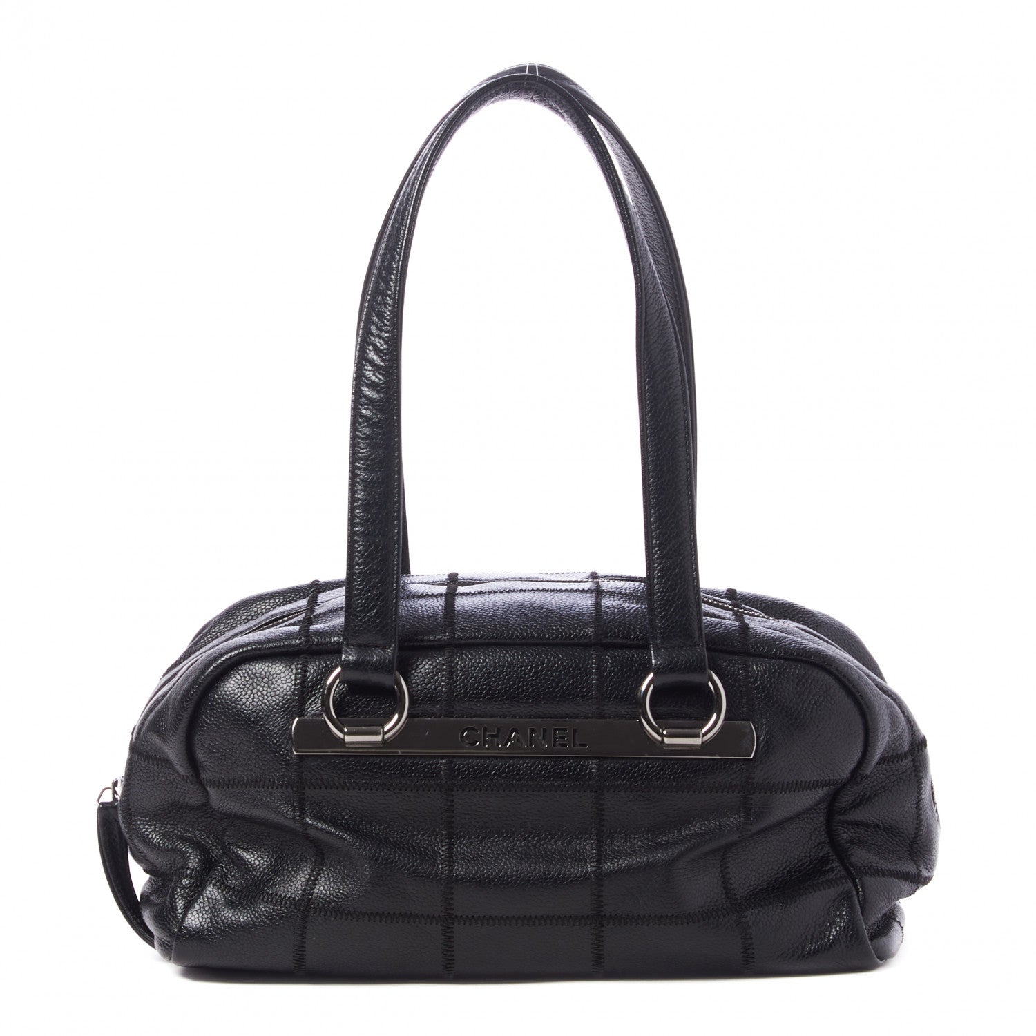 Chanel Caviar Square Stitched Tote Black 1 of 9