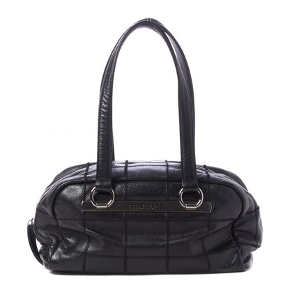 Chanel Caviar Square Stitched Tote Black 1 of 9