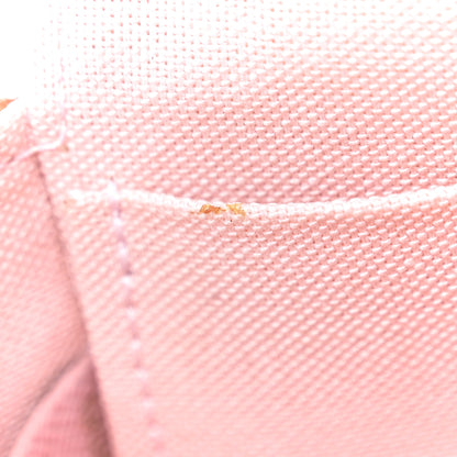 Louis Vuitton Damier Azur Pochette Felicie Chain Wallet Rose Ballerine 14 of 18