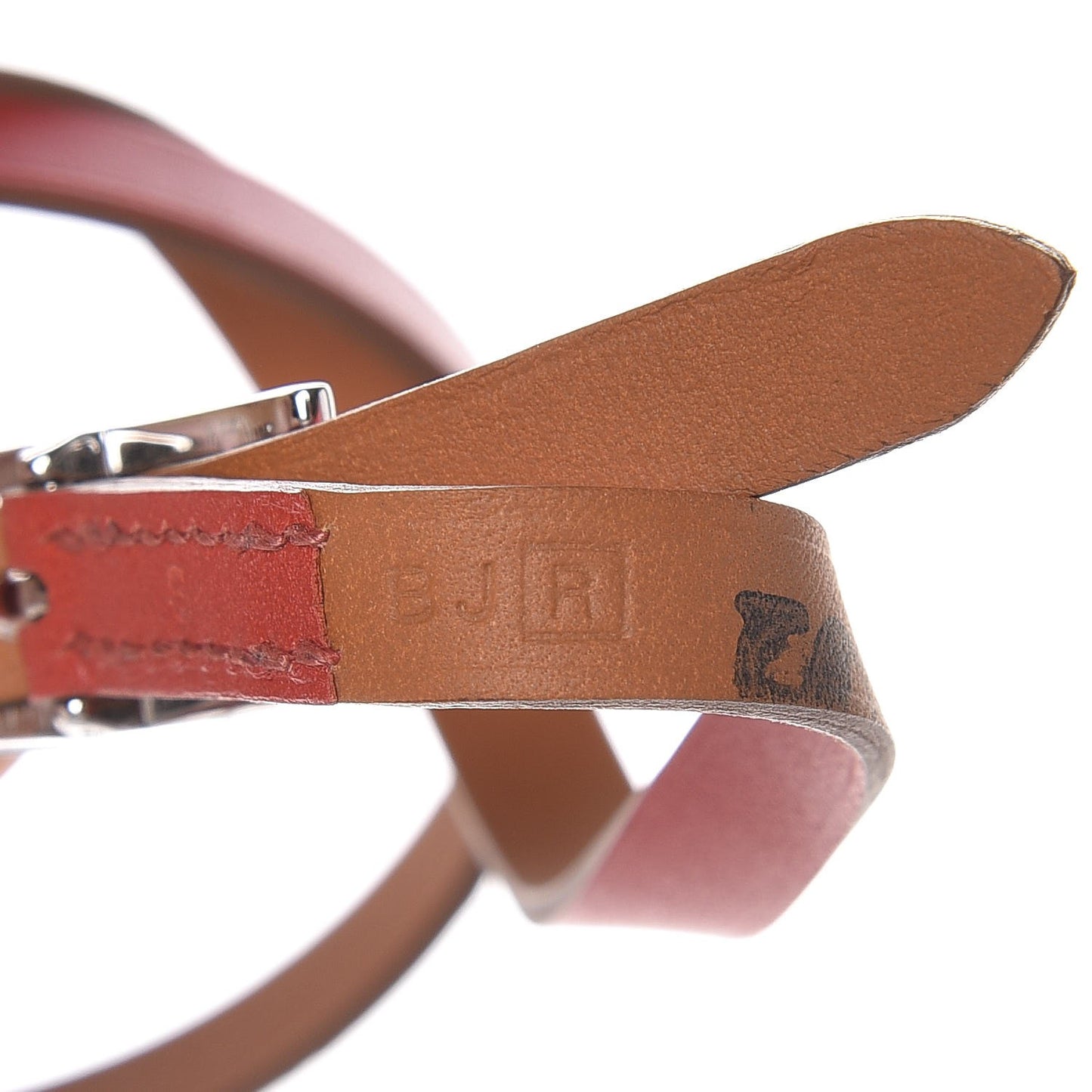 Tadelakt Hapi 3MM Triple Tour Wrap Bracelet M Sanguine