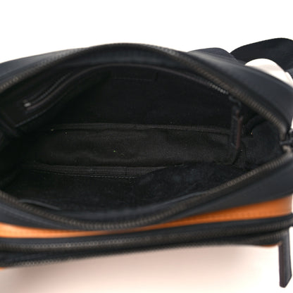 MCM Visetos Square 1976 Crossbody Bag Cognac Black 5 of 9