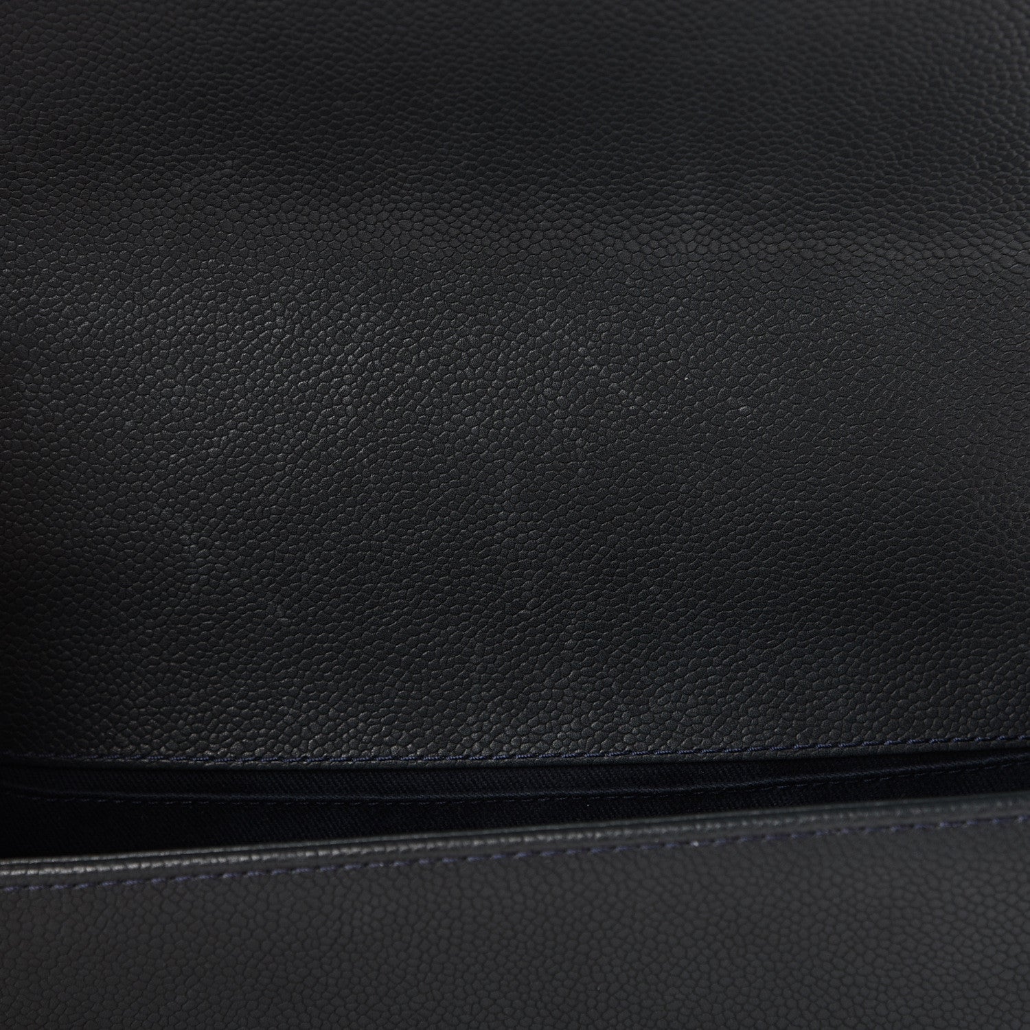 Chanel Caviar Stitched Medium Boy Flap Blue 7 of 11