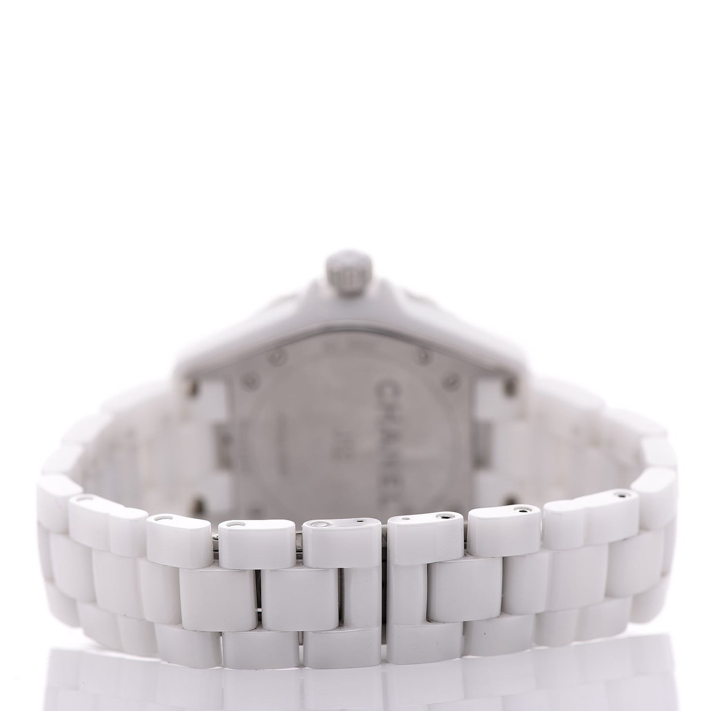 Stainless Steel Ceramic Diamond 38mm J12 Automatic Watch White