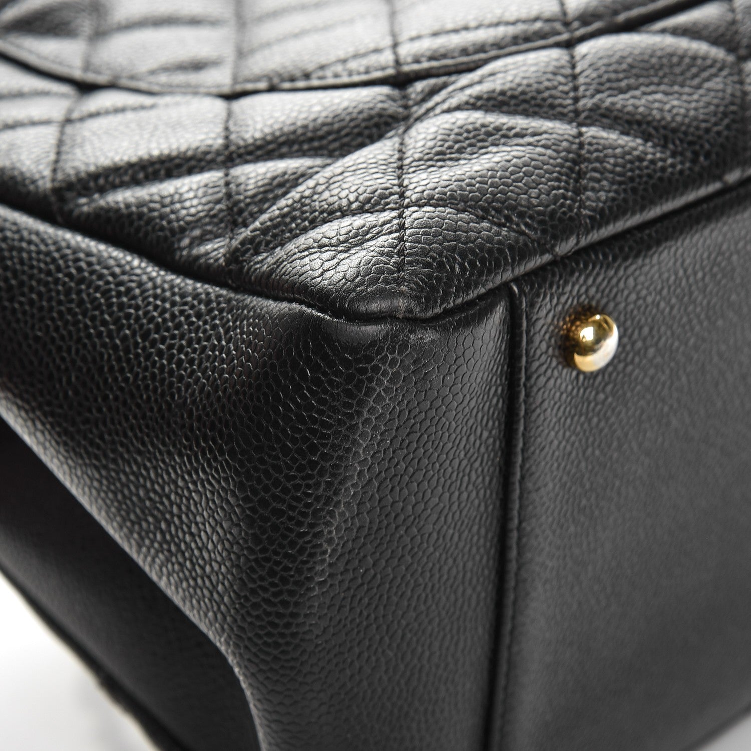 Chanel Caviar Quilted XL Grand Shopping Tote GST Black 11 of 14