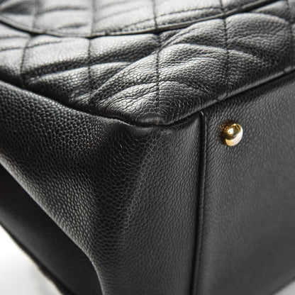 Chanel Caviar Quilted XL Grand Shopping Tote GST Black 11 of 14