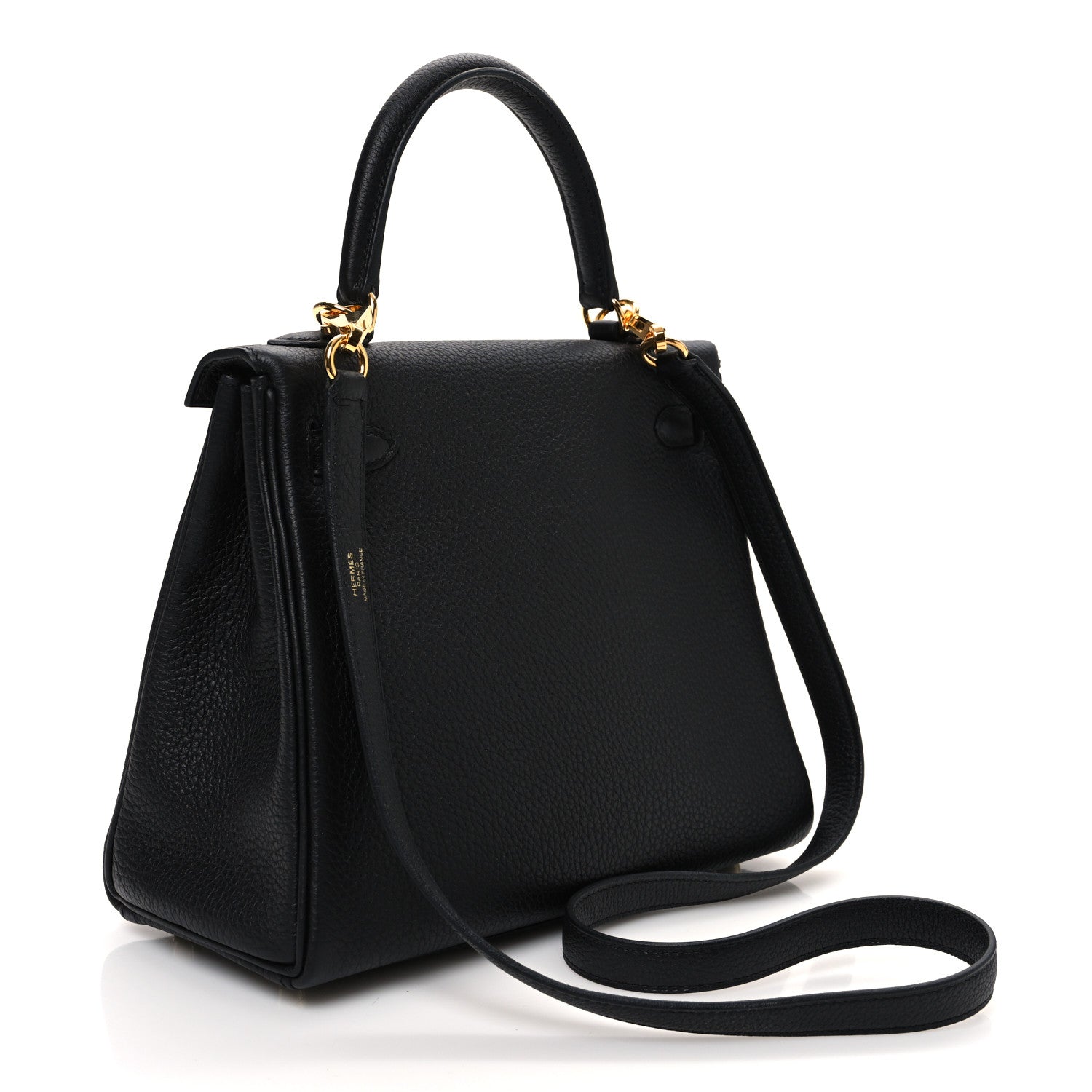 Hermes Togo Kelly Retourne 25 Black 3 of 11