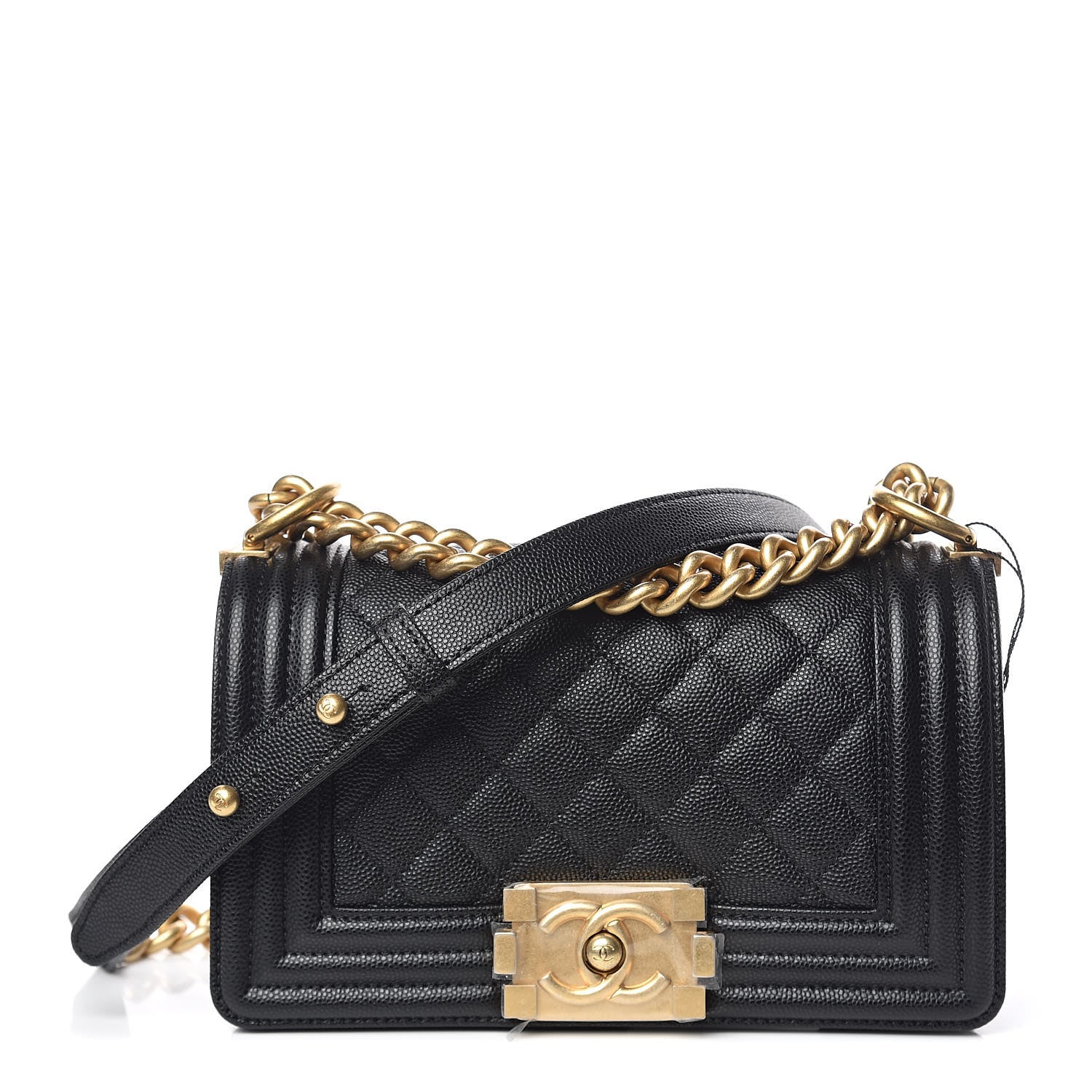 Chanel Caviar Quilted Small Boy Flap Black 1 of 11