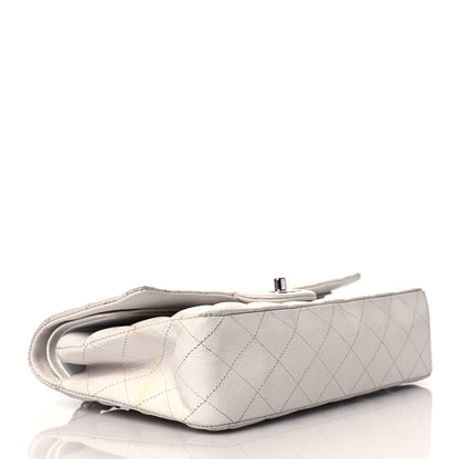 Chanel Caviar Quilted Medium Double Flap White 4 of 18
