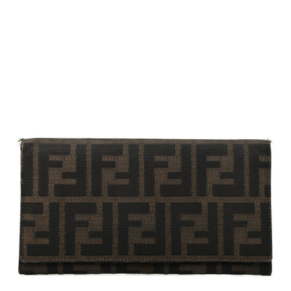 Fendi Zucca Continental Wallet Tobacco 1 of 3